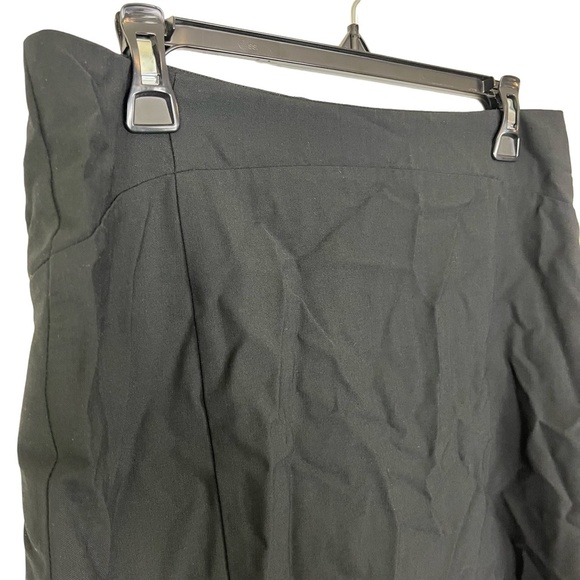 THE LIMITED TRAVEL SUIT Pencil Ruffle Flare Back Wool Blend Washable Skirt sz 8 - Picture 8 of 16